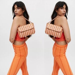 Maria La Rosa Sun Macrame Shoulder Bag